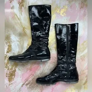Prada | Shoes | Prada Sport Black Patent Leather Lacquer